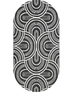 Ковер Safyun Bravo / SN550-GREY-CREAM-OVAL