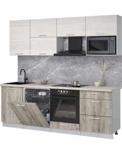 Кухонный гарнитур Интерлиния Мила Лайт 2.3-ПМ2