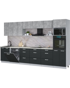 Кухонный гарнитур Интерлиния Мила Лайт 3.6-ПМ1-2