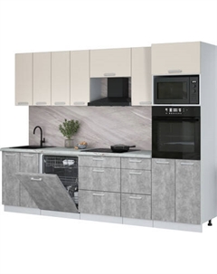 Кухонный гарнитур Интерлиния Мила Лайт 2.8-ПМ1