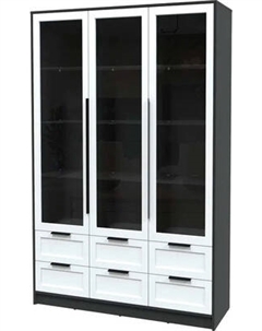 Шкаф с витриной Интерлиния Концепт Тренд КТ-ШВ3