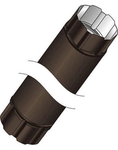 Труба водосточная Скайпрофиль Соединительная D90x1000