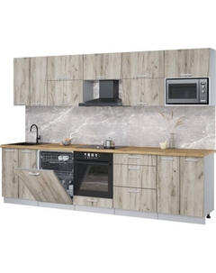 Кухонный гарнитур Интерлиния Мила Лайт 3.0-ПМ2