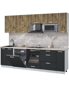 Кухонный гарнитур Интерлиния Мила Лайт 2.7-ПМ2