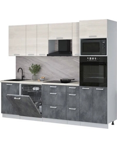 Кухонный гарнитур Интерлиния Мила Лайт 2.6-ПМ1