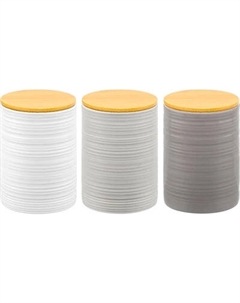 Набор емкостей для хранения Elan Gallery С бамбуковой крышкой / 111016 Elan gallery