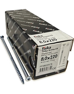 Шуруп Finka Timber Screws CS Конструкционный по дереву TORX40 8x220 потай