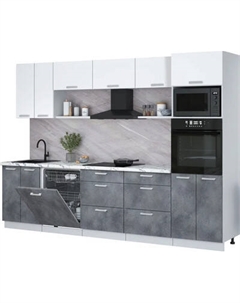 Кухонный гарнитур Интерлиния Мила Лайт 3.0-ПМ1