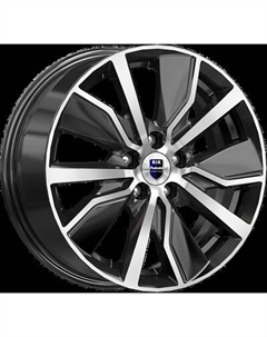 Литой диск K&K Гамбит 16x6.5" 5x110мм DIA 65.1мм ET 38мм Алмаз черный K&k