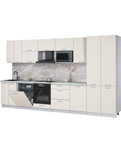 Кухонный гарнитур Интерлиния Мила Лайт 3.7-ПМ2