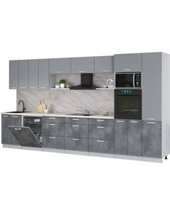 Кухонный гарнитур Интерлиния Мила Лайт 4.0-ПМ1