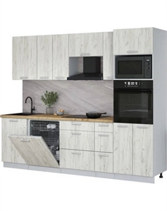 Кухонный гарнитур Интерлиния Мила Лайт 2.6-ПМ1