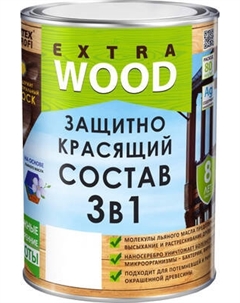 Защитно-декоративный состав Farbitex Profi Wood Extra 3в1
