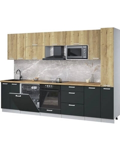 Кухонный гарнитур Интерлиния Мила Лайт 3.1-ПМ2