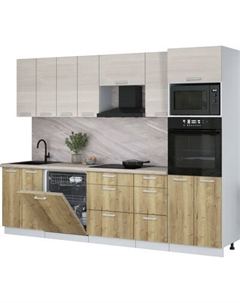 Кухонный гарнитур Интерлиния Мила Лайт 2.8-ПМ1