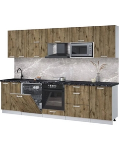 Кухонный гарнитур Интерлиния Мила Лайт 2.9-ПМ2