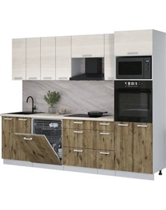 Кухонный гарнитур Интерлиния Мила Лайт 2.7-ПМ1