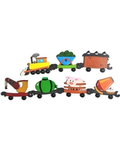 Развивающая игра Учитель-Канц Карусель-игра. Паровоз с вагончиками Учитель-канц