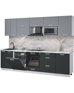 Кухонный гарнитур Интерлиния Мила Лайт 2.9-ПМ2