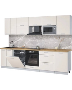 Кухонный гарнитур Интерлиния Мила Лайт 2.9-ПМ2