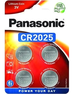 Комплект батареек Panasonic CR-2025EL/4B