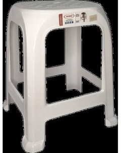 Табурет пластиковый Русспласт Симпатия РП-311бел