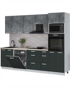 Кухонный гарнитур Интерлиния Мила Лайт 2.7-ПМ1