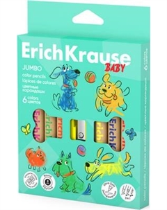 Набор цветных карандашей Erich Krause Baby Jumbo / 63599 Erich krause