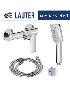 Смеситель Lauter Reef 21СК9678C с лейкой Fleur 21S00126