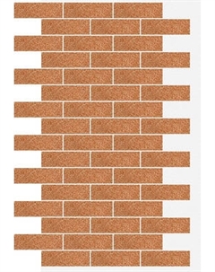 Фасадная панель АМК Кирпич цвет 501 Амк