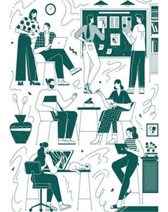 Картина Stamprint Рабочая атмосфера 3 / TR027