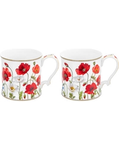 Набор кружек Elan Gallery Маки / 420756 Elan gallery