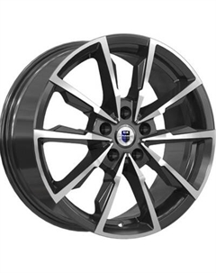 Литой диск K&K Меренге 17x7.5" 5x114.3мм DIA 67.1мм ET 35мм Алмаз черный K&k