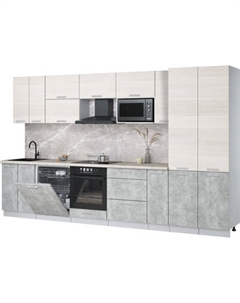 Кухонный гарнитур Интерлиния Мила Лайт 3.5-ПМ2