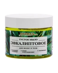 Мыло густое Aroma Saules Эвкалиптовое для тела и волос Aroma saules