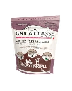 Сухой корм для кошек Unica Classe Adult Sterilized Luxury Hairball