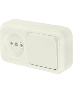 Блок выключатель+розетка Bylectrica В-РЦ-521