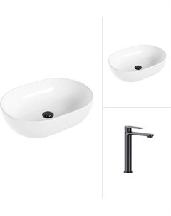 Умывальник со смесителем Lauter 21836A + Moon 21СК8691BS