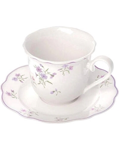 Чашка с блюдцем HomeQueen Летние Воспоминания 77254 Homequeen