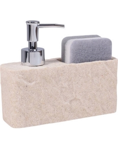 Дозатор для жидкого мыла AksHome Nexus с подставкой для губки Akshome