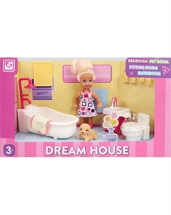 Кукла с аксессуарами Darvish Bathroom / SR-T-4215