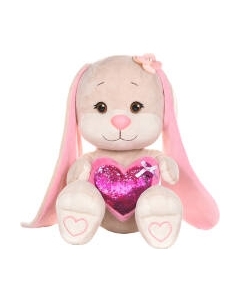 Мягкая игрушка Jack&Lin Зайка с розовым сердцем / JL-MRT-08202301-35 Jack&lin