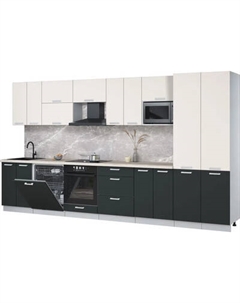 Кухонный гарнитур Интерлиния Мила Лайт 3.8-ПМ2