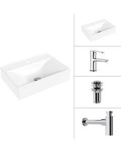 Умывальник со смесителем Lauter 21887B + Jet 21AM12361 + сифон 21635CH + донный клапан 21190CH