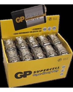 Комплект батареек GP Batteries Supercell 6F22/1604SLF Gp batteries