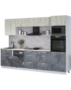 Кухонный гарнитур Интерлиния Мила Лайт 3.0-ПМ1