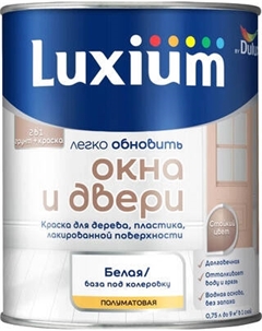 Краска Dulux Luxium Окна и Двери BW