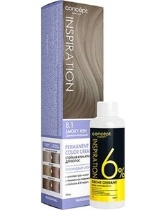 Крем-краска для волос Concept Fusion 8.1 + Крем-оксидант 6%