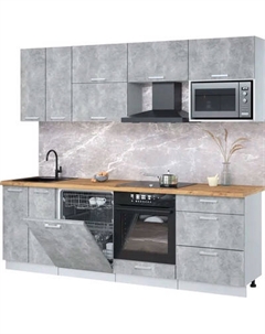 Кухонный гарнитур Интерлиния Мила Лайт 2.4-ПМ2