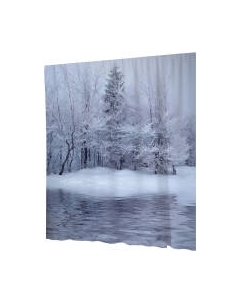 Шторка-занавеска для ванны JoyArty Речной холод / sc_21428 Joyarty